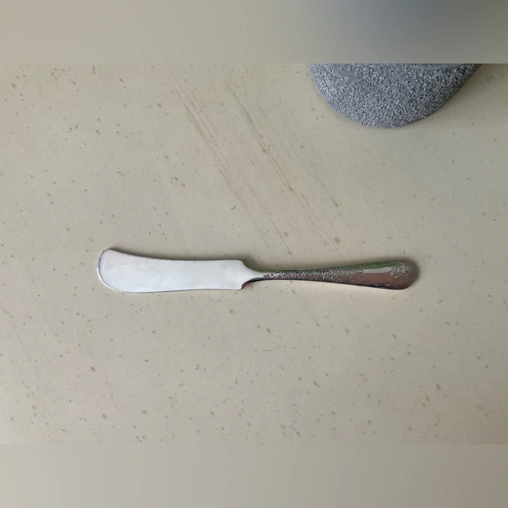 Kirk Stieff Sterling Old Maryland Engraved Flat Butter Spreader 🧈